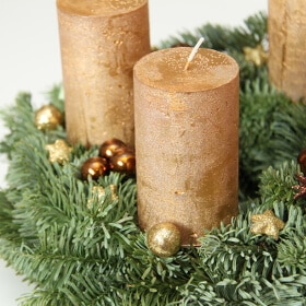 8 Stumpenkerzen 69mm 100mm Tischkezen Tischdeko Weihnachtskerzen Advent Kerzen