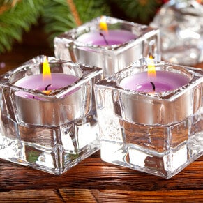Teelichtglas Kerzenständer Blumenvase aus Porzellan Weiß Teelichthalter 6,5cm