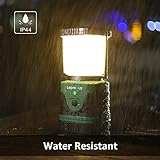 Spritzwassergeschützte LED Camping Laterne mit 3 Helligkeitsstufen – 40 Stunden Laufzeit - 4
