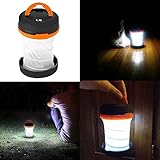 LED Camping Laterne Laterne – Taschenlaterne 5 cm hoch – 3 Helligkeitsstufen 30 Stunden Licht - 5