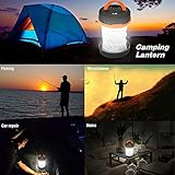 LED Camping Laterne Laterne – Taschenlaterne 5 cm hoch – 3 Helligkeitsstufen 30 Stunden Licht - 6