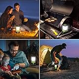 LED Camping Laterne – Notfalllaterne dimmbar mit 3 Helligkeitsstufen und Akkuzustandsanzeige - 7