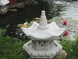 Japanische Gartenlatern – Steinlaterne „Vogelhaus“ auch als Futterstelle geeignet - 2