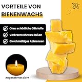 4 mittlere Stumpenkerzen Höhe 7,5 cm, Durchmesser 6,5 cm. BIENENWACHSKERZEN aus reinem Imkerwachs – Kerzen aus der Schwarzwälder Kerzenmanufaktur. - 3