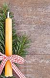 2 Pakete BAUMKERZEN aus 100% Imker BIENENWACHS – 40 Christbaum Kerzen aus der Schwarzwälder Kerzenmanufaktur. Höhe 10 cm - 3