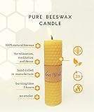 BeeIT 5 x Pure Bienenwachs, handgerollt Honeycomb Kerzen Box mit natürlichem Bienenwachs Stumpenkerzen - 2