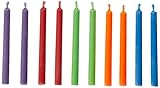 Unique Party Supplies Farbe Flame Geburtstag Kerzen und Halter, 10 Stück - 3