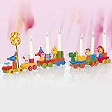 solini Geburtstagszug Safari-Tiere (17-tlg.) / farbenfrohe Deko für den Kindergeburtstag / bunt - 2