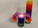 Candela Lotus-Kerzen RAINBOW 18 cm - 3