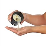 Deluxe Aroma Massagekerze Lavakuss aus natürlichen Soja & Kokosölen für Paarmassagen (150g) - 4