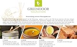 Greendoor BIO Massagekerze Orange, 100 ml – BIO Sojawachs & BIO Babassuöl, natur-reines Orangen-Öl – vegan, rußt nicht, keine Tierversuche – besonderes Geschenk, Massageöl Massage Öl - 5