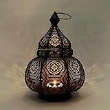 Orientalische Indische Laterne „Ziva“ – Windlicht zum Aufhängen - 3