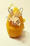Honig Kerze Handgemacht aus Bienenwachs Motiv Osterei, Ei Bienenwachskerzen, Dekoration Beeswax Candles - 2