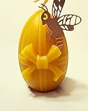 Honig Kerze Handgemacht aus Bienenwachs Motiv Osterei, Ei Bienenwachskerzen, Dekoration Beeswax Candles - 3