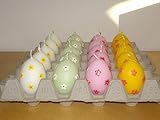 4 x Osterkerze Ostereier – Kerzen in 4 Farben Ostern - 2
