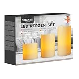 LED Kerzen-Set „Outdoor“, 3-teilig, mit Timer - 4