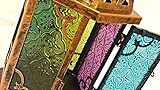 Orientalische Laterne mit farbenfrohen Glaseinsätzen - 5