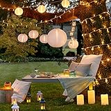 LED Außenkerze Gartendeko mit Zeitschaltuhr 22,5cm Batteriebetrieb Lights4fun - 5