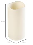 LED Außenkerze Gartendeko mit Zeitschaltuhr 22,5cm Batteriebetrieb Lights4fun - 10