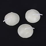 90 Stück Schwimmkerzen Schwimmende Kerzen Floating Candles Kerzen hochzeit deko Paraffin Elfenbein 1,5 Stunden Brenndauer Kerzen deko für Haus Hochzeit Party und Feier (Ø 35mm) - 5