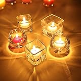 90 Stück Schwimmkerzen Schwimmende Kerzen Floating Candles Kerzen hochzeit deko Paraffin Elfenbein 1,5 Stunden Brenndauer Kerzen deko für Haus Hochzeit Party und Feier (Ø 35mm) - 5