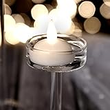 AGPTEK LED Schwimmenkerzen 12er Pack Schwimmende LED Teelichter Wasserdichter Flammenlose Kerzen für Pool Badewanne Teich Party und Hochzeit - 2