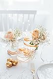 emozionarsi – 50 Schwimmkerzen Gold Gold Durchmesser 4 cm Hochzeit Tischdeko Wedding Töpfe Wasser - 4