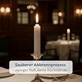 Gies 205-149001-10 Haushaltskerzen, 180 x 21,5 mm, 104-er Karton, weiß - 5