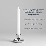 Gies 205-149001-10 Haushaltskerzen, 180 x 21,5 mm, 104-er Karton, weiß - 6