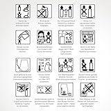 Gies 205-149001-10 Haushaltskerzen, 180 x 21,5 mm, 104-er Karton, weiß - 8