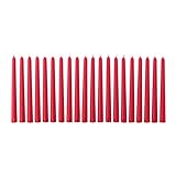 IKEA VINTER 2017 Kerzen in rot; duftneutral; (23cm); 20 Stück