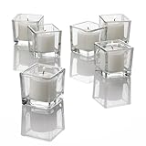 Quick Candles Set mit 72 Votivkerzen, Brenndaurer: 10 Stunden, Weiß, ohne Duft - 6
