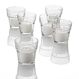 Quick Candles Set mit 72 Votivkerzen, Brenndaurer: 10 Stunden, Weiß, ohne Duft - 7