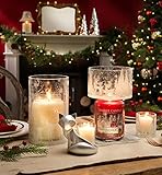 Yankee Candle Classic Glaskerze Christmas Magic, rot, 10,7 x 10,7 x 16,8 cm - 10