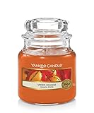 Yankee Candle Glaskerze, klein, Spiced Orange