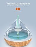 TaoTronics Aroma Diffuser 300ml Luftbefeuchter Oil Düfte Humidifier Holzmaserung LED mit 7 Farben für Yoga Salon Spa Wohn-, Schlaf-, Bade- oder Kinderzimmer Hotel - 6
