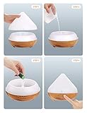 TaoTronics Aroma Diffuser 300ml Luftbefeuchter Oil Düfte Humidifier Holzmaserung LED mit 7 Farben für Yoga Salon Spa Wohn-, Schlaf-, Bade- oder Kinderzimmer Hotel - 6