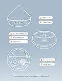 TaoTronics Aroma Diffuser 300ml Luftbefeuchter Oil Düfte Humidifier Holzmaserung LED mit 7 Farben für Yoga Salon Spa Wohn-, Schlaf-, Bade- oder Kinderzimmer Hotel - 6