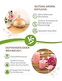 Aroma Diffuser, Mpow 300ml Aroma Diffuser Luftbefeuchter Ultraschall Vernebler und Duft Öl Verteiler mit 30ml/h Feuchtigkeitsabgabe, Raumbefeuchter mit 7 farbigen LED für Bad, Yoga, Zuhause, Babyzimmer, Büro, usw. - 7