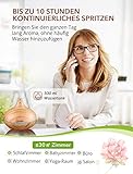 Aroma Diffuser, Mpow 300ml Aroma Diffuser Luftbefeuchter Ultraschall Vernebler und Duft Öl Verteiler mit 30ml/h Feuchtigkeitsabgabe, Raumbefeuchter mit 7 farbigen LED für Bad, Yoga, Zuhause, Babyzimmer, Büro, usw. - 5