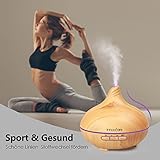 Aroma Diffuser 300ml InnooCare Luftbefeuchter Öl Ultraschall Düfte Humidifier Holzmaserung LED mit 7 Farben für Babies Kinderzimmer Haus, Auto, Wohnzimmer, Schlafzimmer, Büro, Yoga, Spa, Raum usw. - 8