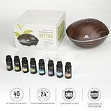 Aroma Diffuser, luftbefeuchter infinitoo 500ML Wal Design Diffusor | Raumbefeuchter Ultraschall mit 7 LED Farbwechsel für Wohnzimmer, Kinderzimmer, Schlafzimmer, Baby, SPA, Büro (WAL-Schwarz) - 4