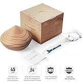 Diffuser, Aroma Diffuser infinitoo 500ML Sandduene Design Diffusor | Raumbefeuchter Ultraschall mit 7 LED Farbwechsel fuer Wohnzimmer, Baby, SPA, Buero (500ML) - 6
