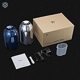 TaoTronics Aroma Diffuser 3D Glas Aromatherapie Humidifier 200ml Diffuser Duftlampe Luftbefeuchter Oil Düfte mit 2 Glasdeckel 7 LED Farben für Yoga Salon Spa Wohn-, Schlaf- Kinderzimmer Hotel - 8