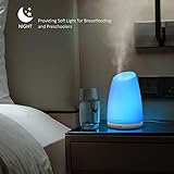 InnoGear 150ml Aroma Diffuser Ultraschall Luftbefeuchter Aromatherapie Ätherischesöl Oil Diffusor mit 7 veränderbaren farbigen LED Lichter verstellbarer Nebel Modus - 7