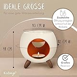 Sabai Scent Keramik Duftlampe rund (Duftlicht) – orange - 5