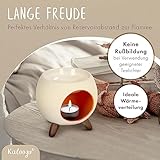 Sabai Scent Keramik Duftlampe rund (Duftlicht) – orange - 7