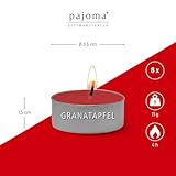 Pajoma 91025 8-er Set Duftteelichter Granatapfel - 3