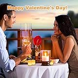 Kohree 6 LED Flammenlose Kerzen mit Fernbedienung, Batteriebetriebene Kerze, LED Kerze mit Timer für Weihnachtsdeko, Hochzeit, Geburtstags, Party - 2