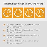 Kohree 6 LED Flammenlose Kerzen mit Fernbedienung, Batteriebetriebene Kerze, LED Kerze mit Timer für Weihnachtsdeko, Hochzeit, Geburtstags, Party - 7